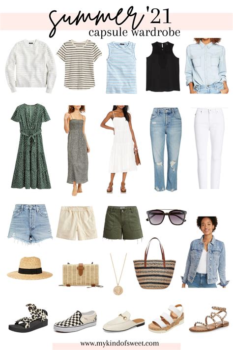 Summer Capsule Wardrobe 2021 My Kind Of Sweet