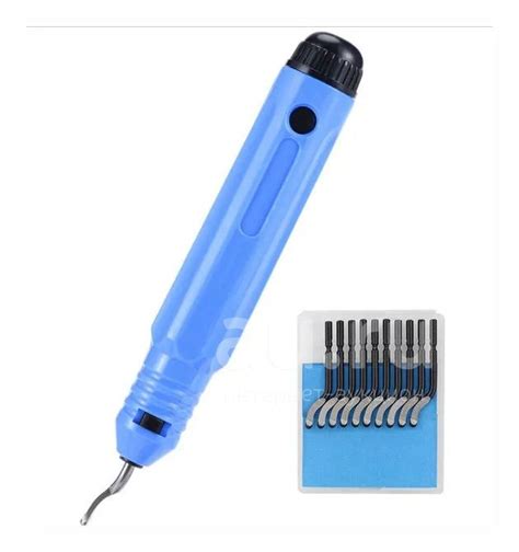 Гратосниматель NB1100 инструмент для снятия фасок и заусенцев +9 лезвий ...