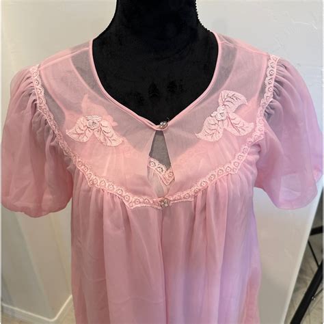 Vintage Kayser Piece Nightgown Lingerie Pijamas Hon Gem