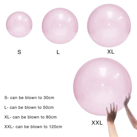 XL Bubble Balls Inflatable Balloon Ball Indoor Out... – Grandado