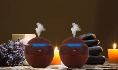 Cool Mist Aroma Diffuser 2 Pack Groupon