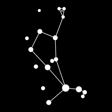 Bootes Constellation Map Vector Illustration 23138402 Vector Art At