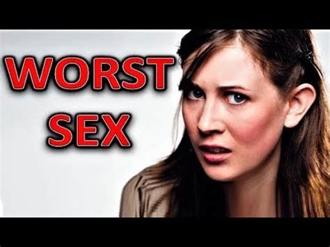 The WORST Things To Say During SEX YouTube