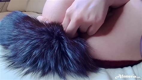 Femfoxfury Hot Sexy Fox Masturbate Pussy Dildo With Butt Plug And Orgasm Xasiat