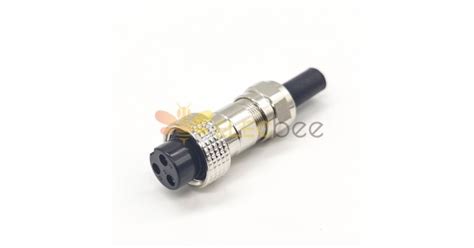 GX16 Aviation Connector 16mm Thread GX16-3 Pin IP67 Waterproof Straight ...