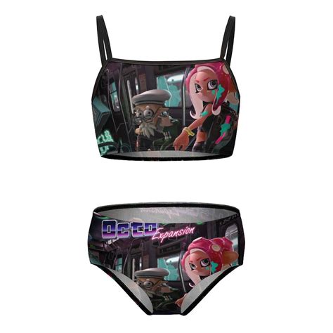 Splatoon Girls Bikini Swimsuits Two Piece Beach Bathing Suit Swimwear Y Cm Walmart