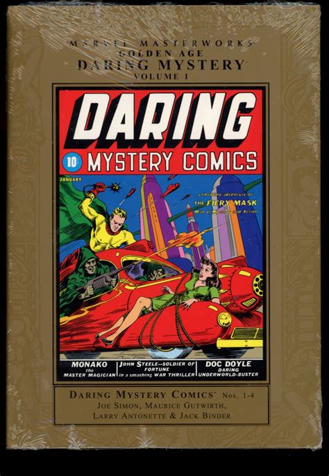 Marvel Masterworks Golden Age Daring Mystery Comics Volume 1 S 1