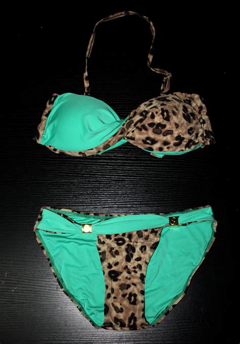 Sexy Fashion Leopard Bikini Swimsuit On Luulla