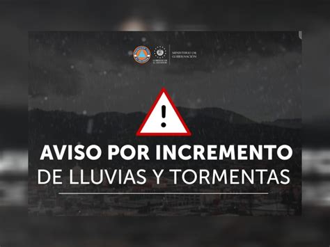 Protecci N Civil Emite Aviso A Nivel Nacional Por Incremento De Lluvias