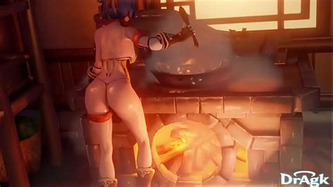 Xiangling Gets Her Ass Penetrated On The Kitchen S Floor First Time Anal Genshin Impact Porn