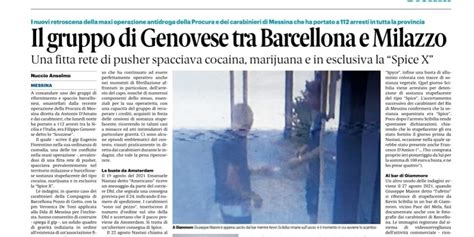 Rassegna Stampa Edizione Messina Gazzetta Del Sud