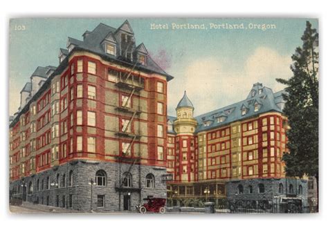portland oregon hotel portland vintage antique postcards