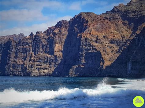 Klify Los Gigantes Na Teneryfie Tak Góry Teno Wpadają Do Oceanu