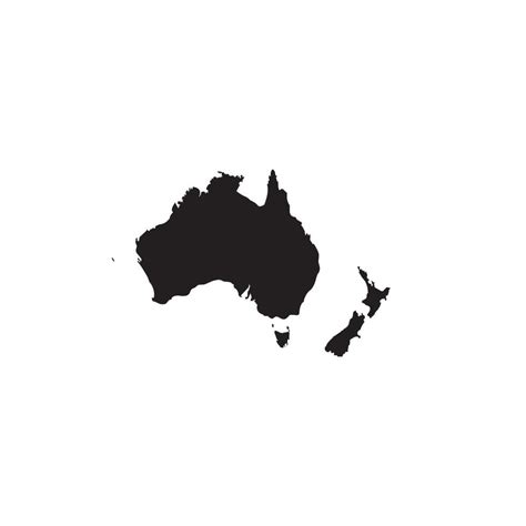 Australia Map Icon 10413795 Vector Art At Vecteezy
