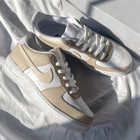Nike Shoes Nike Air Force Neutral Nude Custom Poshmark