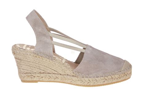 Vidorreta Taupe Espadrilles Openhiel 18400SRCLB 86 Schoenen Caramel