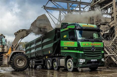 Bj Waters Commissions A Pair Of Mercedes Benz Actros For Bulk Tipping