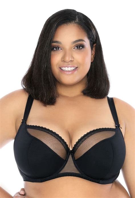 Biustonosz półusztywniany czarny Kassie M D MAT Lingerie Moda Sklep EMPIK