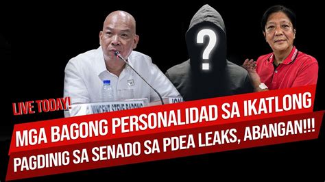 Live Mga Bagong Personalidad Sa Ikatlong Pagdinig Sa Senado Sa Pdea