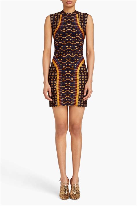 Ala A Metallic Jacquard Knit Mini Dress The Outnet