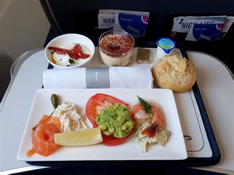 British Airways Business Class Meals