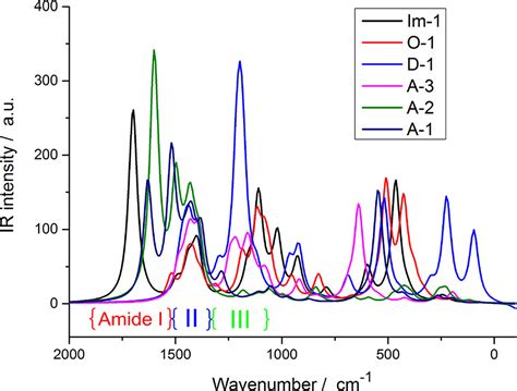 Dft Calculated Ir Spectrum Amide I Ii And Iii Band Contributions Of N