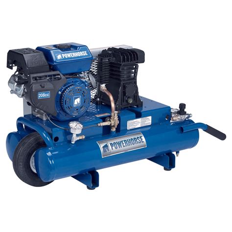 Free Shipping — Powerhorse Gas Twin Tank Air Compressor — 208cc Engine