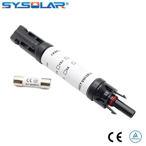 MC4 In Line Fuse Connector 1000V 10x38mm 20A Solar PV System