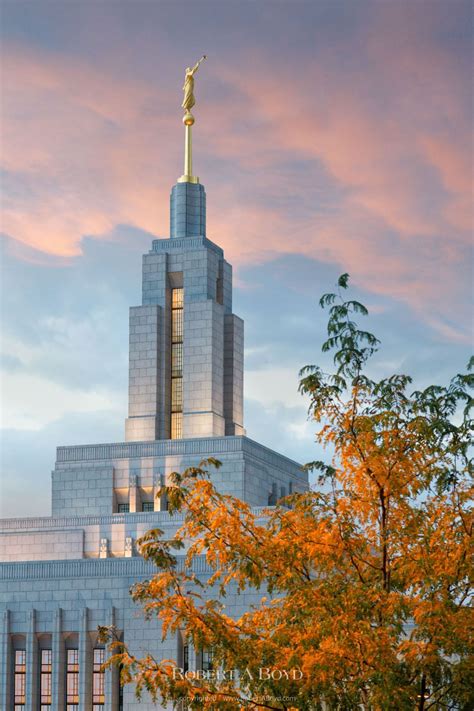 Draper Utah Temple - Spire. Robert A. Boyd Fine Art and LDS Temples