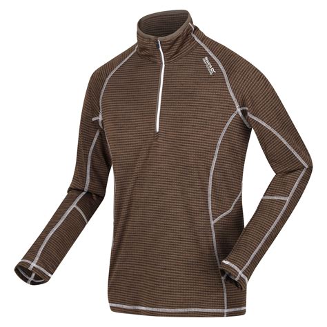 Mens Yonder Quick Dry Moisture Wicking Half Zip Fleece Jacket