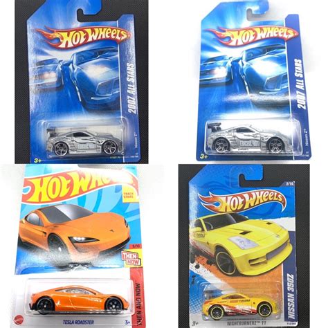 Hot Wheels Nissan Z Z Top Secret Tesla Roadster Nissan Z Nightburnerz Shopee Malaysia