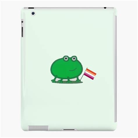 Frog With Lesbian Pride Flag Ipad Case Skin For Sale By Thelouvreclub Redbubble