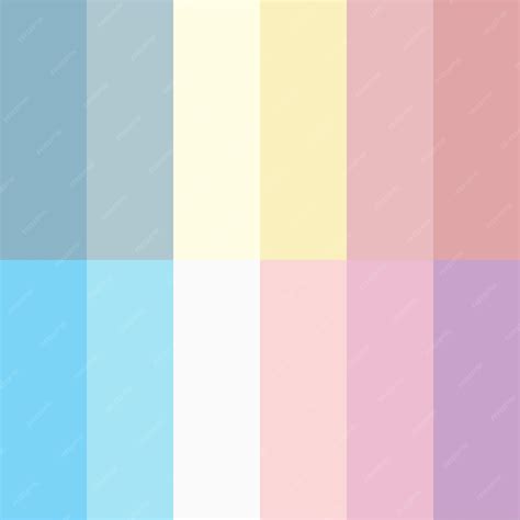 pastel color palette  gentle blend  soft hues  shades premium