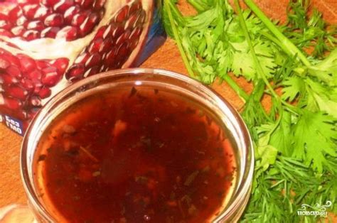 Гранатовый соус для шашлыка - пошаговый рецепт с фото на Повар.ру