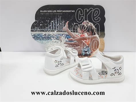 Crecendo Sandalia Ni A Blanco Calzados Luce O