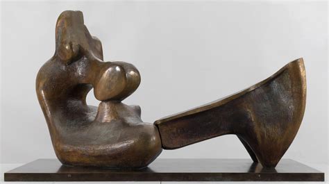 Henry Moore Om Ch Two Piece Reclining Figure No Cast C