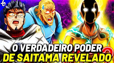 Poderes Do Saitama - FINALMENTE 100% DO PODER DE SAITAMA REVELADO! - A ORIGEM DO PODER DE ...