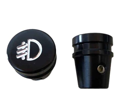 Botão Billet Black Painel Hot Rods Pick Ups Performance V