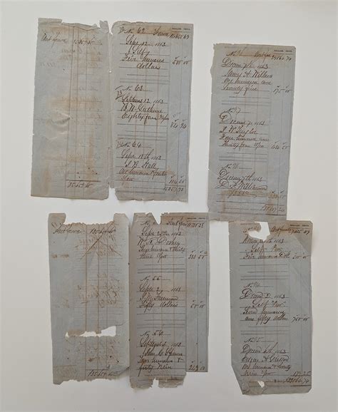 Lot - Assorted Original Military Civil War Documents Ephemera
