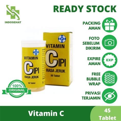 Jual Vit C IPI Isi 45 Tablet Shopee Indonesia