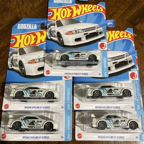 2023 HOT WHEELS NISSAN SKYLINE GT R R32 GODZILLA Lot Of 5 12 26 PicClick UK
