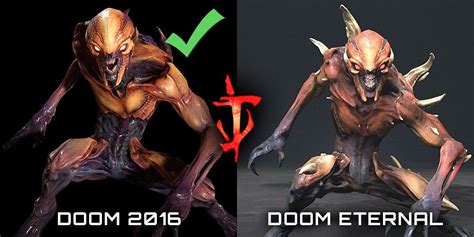5 Doom Eternal Demons That Look Better Than Doom 2016 And 5 That Dont