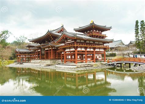 Templo De Byodoin Uji Jap O Foto De Stock Imagem De Cidade Lago