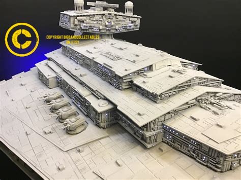 Star Destroyer Stl Files For 3d Printing Etsy