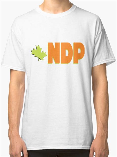 New Democratic Party Ndp Logo Classic T Shirts By Spacestuffplus