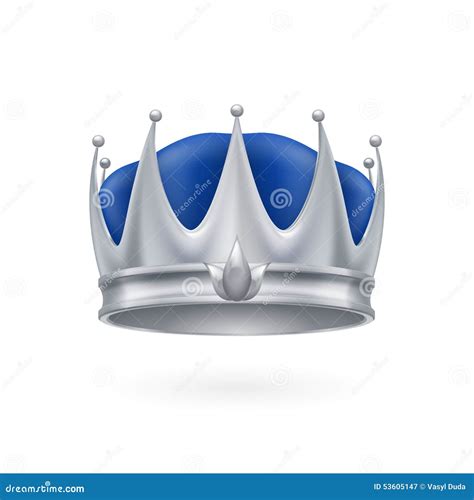 Silver Crown Stock Vector Image 53605147