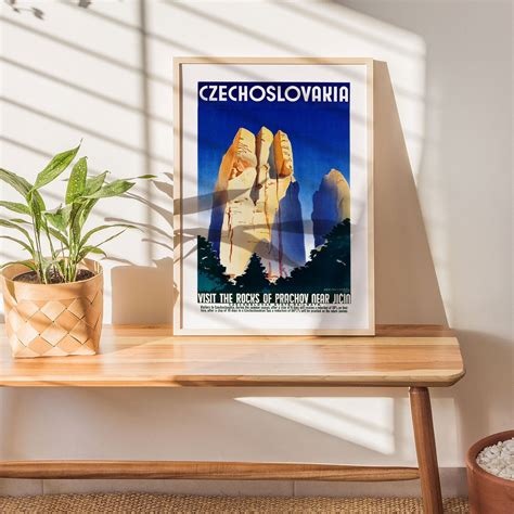 Buy Czechoslovakia Travel Poster Art & Prints Online India at Best