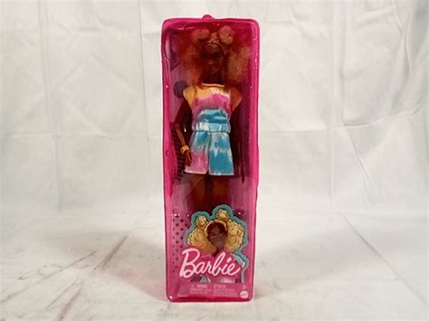 Barbie Fashionistas Doll Tall Blonde Afro With Side Puffs Multi Color Dutch Goat