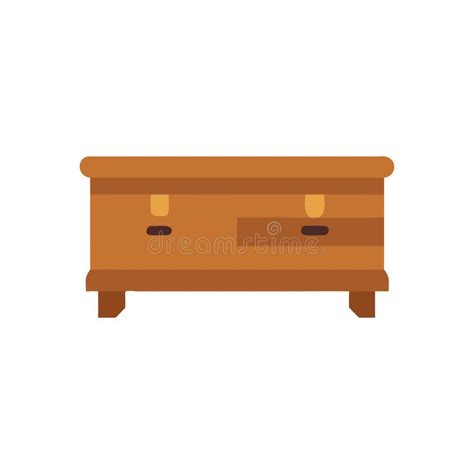 Rustic Cedar Chest for Storage Solutions Stock Vector - Illustration of ...