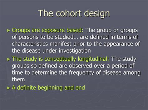PPT - Cohort Study PowerPoint Presentation, free download - ID:640224
